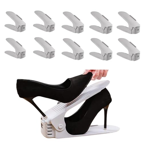 LFLIFENG Verstellbarer Schuhschlitz 3 Ebenen Grau - 25