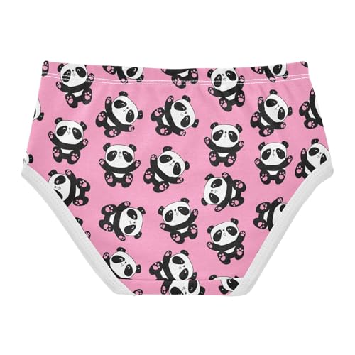 Girls' Underwear Panda Funny Cotton Stretch Comfort Toddler Panties2