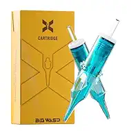 BIGWASP X Tattoo Cartridge Needles 1207RS - 20Pcs 7RS #12 Standard 0.35mm 7 Round Shader Disposable Tattoo Needles for Rotary Tattoo Machines