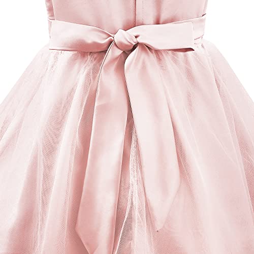Acecharming 54196 Girls Dresses Sequin Flower Girls Party Dress Bridesmaid Ball Gown Wedding Tulle 2-12 Years thumb #4