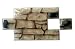Polyurethane Mat Stamp GRANITE CHIPPED | Texturing Skin Slate Pattern Stone Decorative Concrete Cement Imprint Polyurethane Texture Stamp Mat Polyurethane Stamping