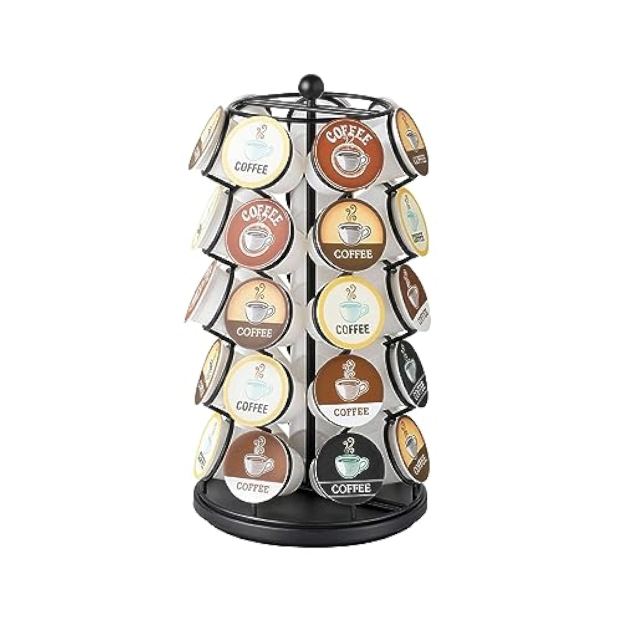 K-Cup Carousel - Holds 35 K-Cups in Black