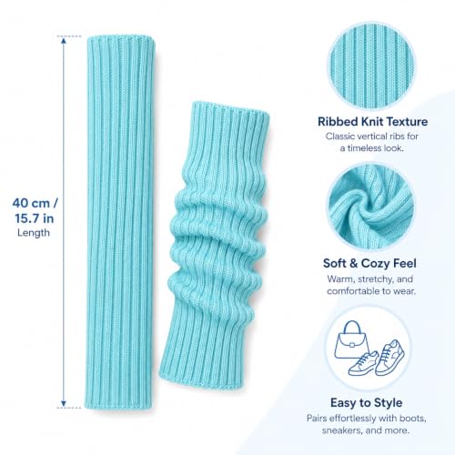 Image of 2 Pcs Leg Warmers Y2k, Leg Warmers, Y2k Accessories, Cute Kawaii Cream Legwarmers for Women Winter