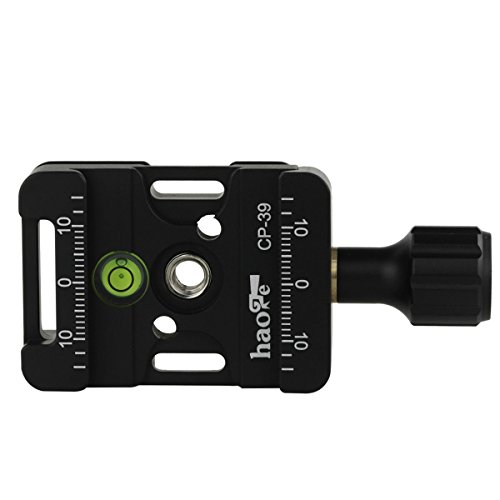 Plaque Haoge CP-39 bouton vis libération rapide tête monopode
