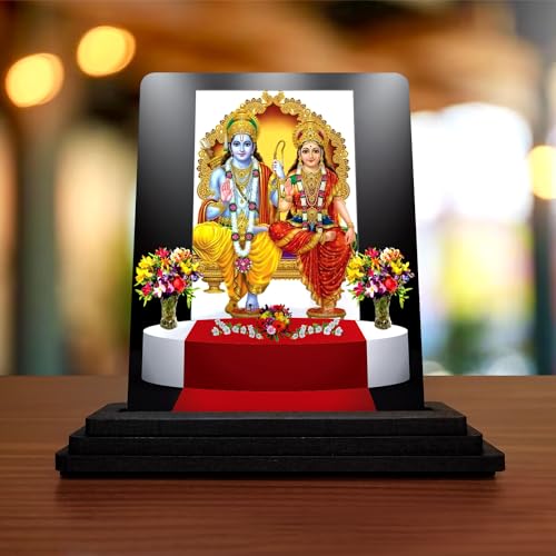 Image of Ram Darbaar 5412 Car Dashboard Idols Figurine Showpiece for Temples, Home, Office Desk and Gifting