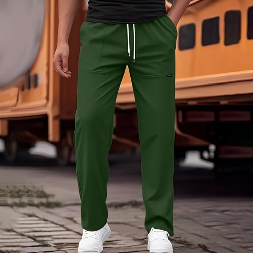 Track Pants Casual Pants Elastic Waist Chino Lightweight Drawstring with Pocketsflowy Pants Extreme Motion Mens Sweatpants4