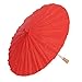 Produktbild Wifehelper 11,8-Zoll-japanischer chinesischer Art-Papiersonnenschirm, Regenschirm für Hochzeit, Brautpartys, Gastgeschenke, Kinder DIY Handmalerei und Fotoaufnahmen(rot)