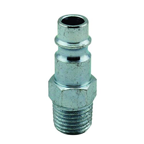 Enchufes neumáticos Milton estilo V de 1/4" MNPT en acero resistente 2