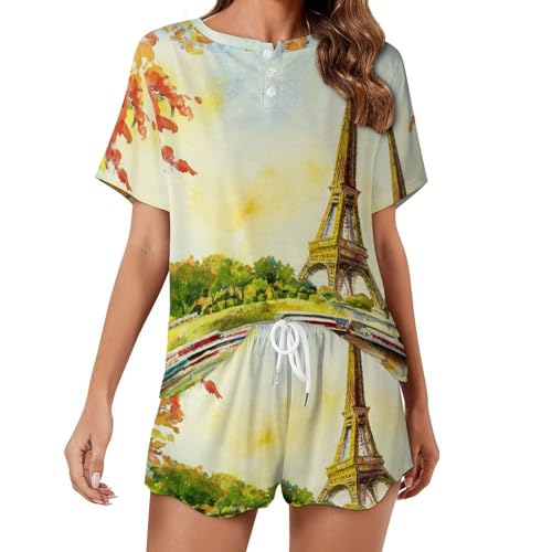 Pyjama pour femme leger contre la chaleur des nuits dete