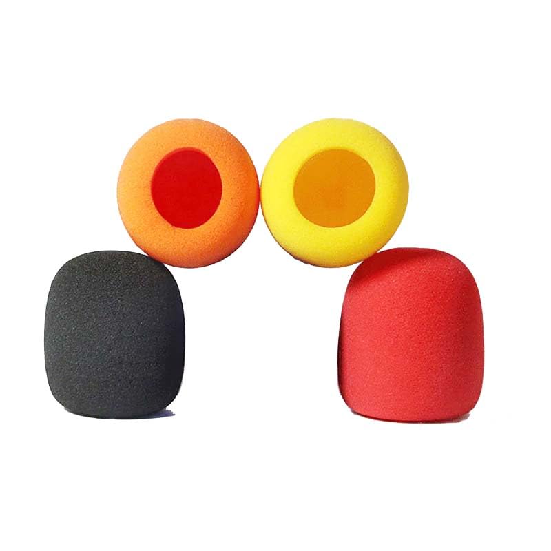 Studio Microphone Foam Mic Shield Cover Mic 8 CM Height Red, Yell...