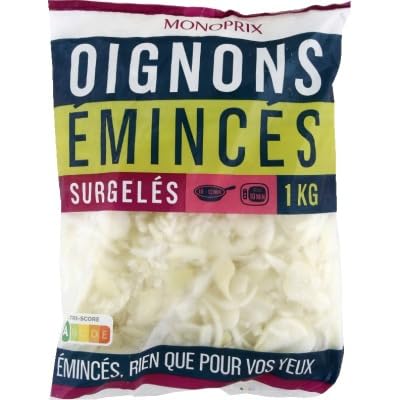 OIGNONS EMINCES 1KG MONOPRIX