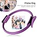 VYOFLA Pilates Essentials Kit for Women,Pilates Magic Ring Booty Bands,Yoga Ball 25cm Figure 8 Resistance Bánd Yoga Bands for Stretching,Yogá Sets for Women Pilátes for Home Use (Pink)