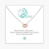 💫 Das filigrane Edelstahl Schmuckstück hat ein zeitloses und dezentes Design. Je nach Gusto ist die Kette in Silber sowie mit 18-karätigem Gold oder Roségold veredelt zu haben. Die Halskette hat eine Länge von 40 cm + 5 cm Extension.