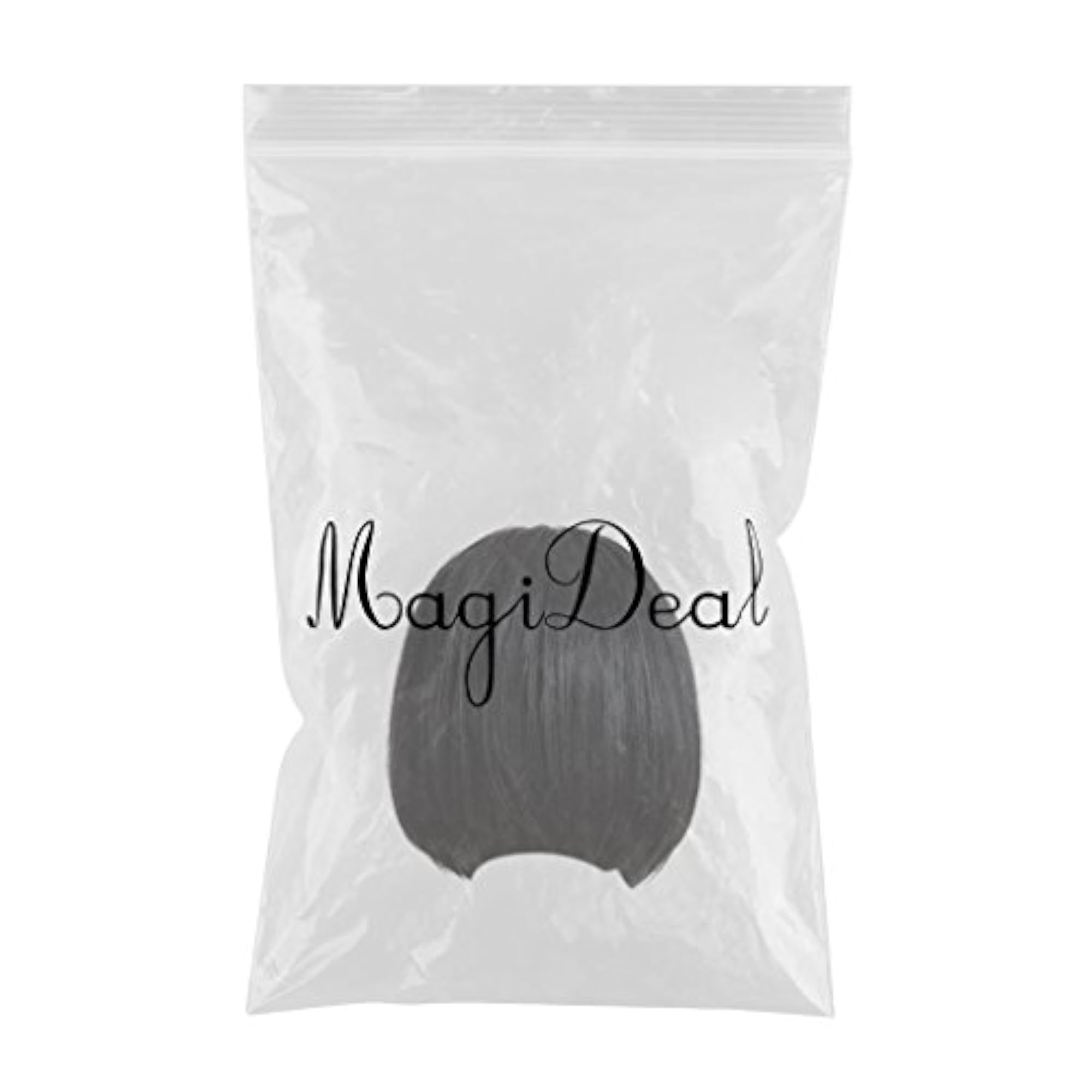 Women's Short Bob Straight Full Wig with Bangs
