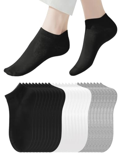 14 Pairs Thin Womens Ankle Socks, Running Low Cut Short Athletic Pack of Socks for Men