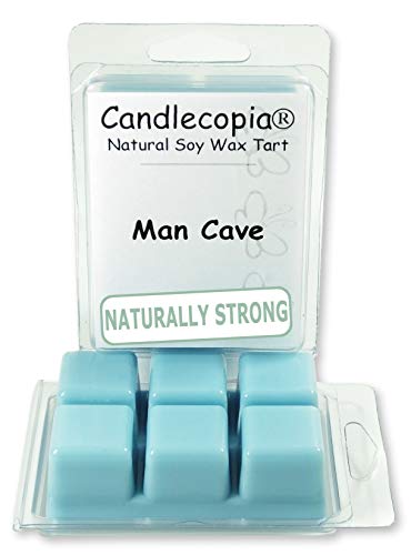 Candlecopia Man Cave Strongly Scented Hand Poured Vegan Wax Melts, 12 Scented Wax