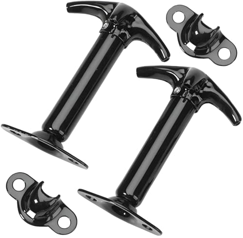 Singh Hood Bonnet Latch Kit - Black Stainless Steel - Front - compatible with Jeep Willys J. Eep/Thar (1st Gen) / Max Pickup/Marshal