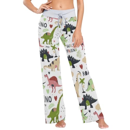 Pantalon pyjama femme jambe large contre l'inconfort de nuit
