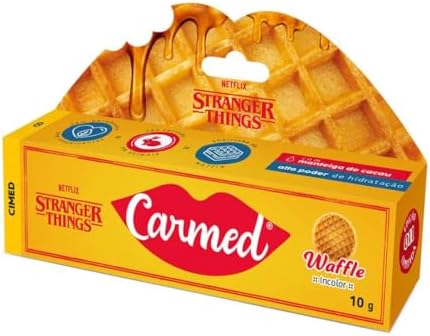 Carmed Waffle Stranger Things 10g Edição Limitada Netflix - Incol...