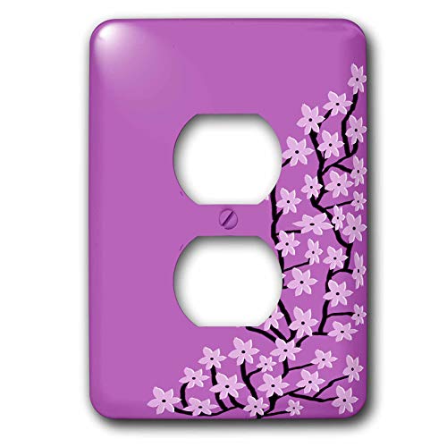 Couverture de sortie fleurs violettes multicolore pour bébé