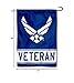 US Air Force Veteran Garden Flag
