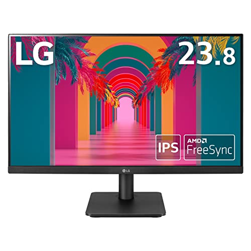 【Amazon.co.jp 限定】LG フレームレス モニター ディスプレイ 24MP450-B 23.8インチ/フルHD/IPSアンチグレア/HDMI,DP,D-Sub/FreeSync/75Hz/高さ調節/フリッカーセーフ、ブルーライト低減機能/3年安心・無輝点保証