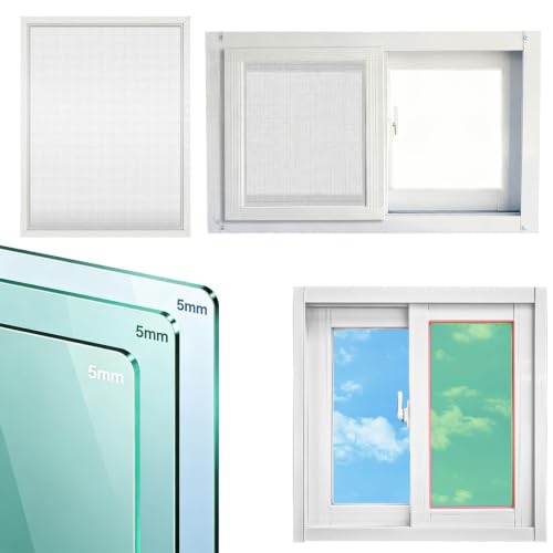 Ventana de aluminio horizontal para cobertizos y casas móviles 6