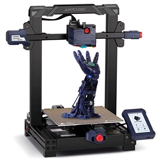 Anycubic Kobra - Impresora 3D con Nivelación Automática 220 x 220 x 250 mm, Extrusor de Proximidad y Plataforma Magnética Extraíble para Impresión Casera