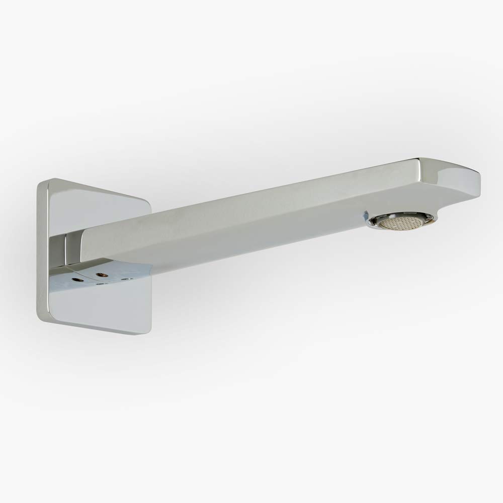 Milano Chrome Hunston Wall Mounted Bath Bathroom Basin Spout