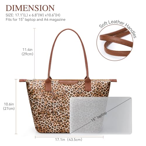 Image of Tote Bag for Women, Casual Hobo Foldable Shoulder Zipper Handbag