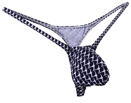 Mens Bulge Pouch Micro Thongs Underpants WSS102