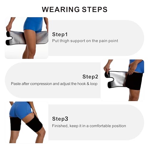 sauna leg sleeves 2-pack adjustable thigh wraps for women amp mensweat thigh trimmer slimming workout gear fat burn