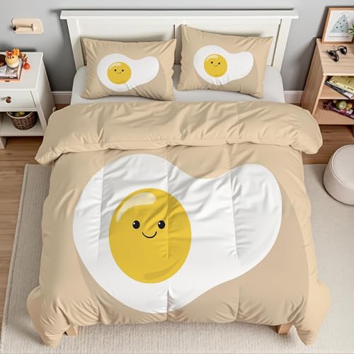 Housse de couette 160x200 microfibre douce zippée pour lit dessin animé - 4