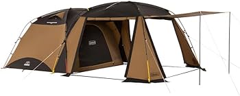 【美品】コールマン タフスクリーン2ルームハウス MDX ブラウン／ブラック WILD-1 別注 】 Coleman タフスクリーン 2ルームハウス/ MDX ブラウン