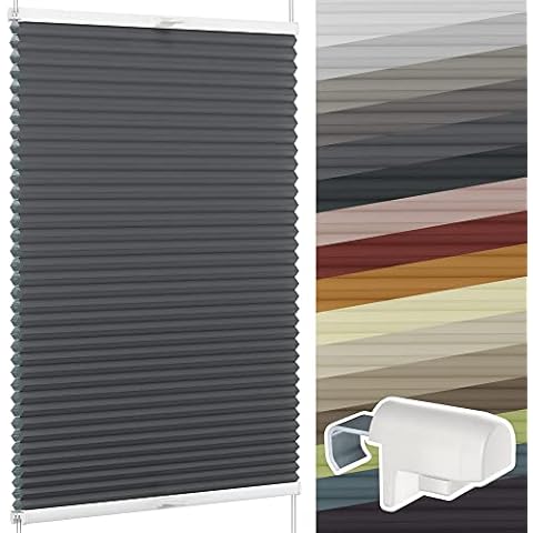 SchattenFreude Thermo-Waben-Plissee nach Maß für Fenster & Tür Cover