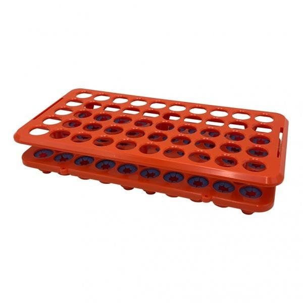 アズワン 試験管ラック オレンジ 130&times;250&times;51mm （1-8533-02） 1個