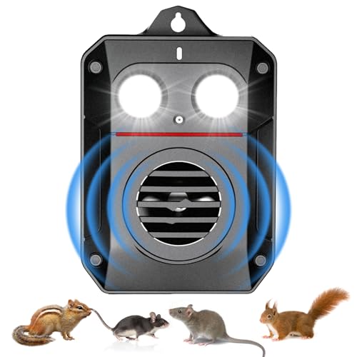 ADOGO Marderabwehr Mit Ultraschall,Marderschreck Effektiv Gegen...