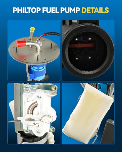 Image of PHILTOP Electric Fuel Pump Assembly Fit for E-350 Super Duty, E-250, E-150