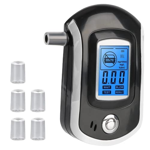 Professional Alcohol Breath Tester Digital Alcohol Detector Breathalyzers Analyzer for Testing