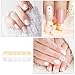 DOITOOL Metal Nail Art Charms 2 Boxes Mixed Size Gold Silver Steel Beads 3d Nail Decoration DIY Manicure Craft Supplies Random Color