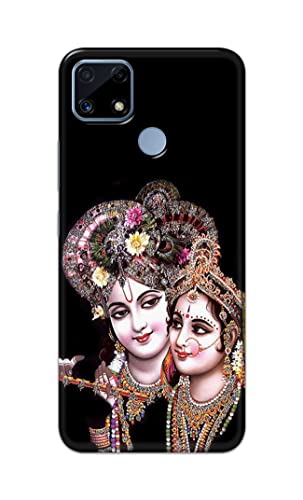Image of PRINTFIDAA� Printed Hard Back Cover Case for Realme C25 | Realme C25s Back Cover (Radha Krishna) -2808