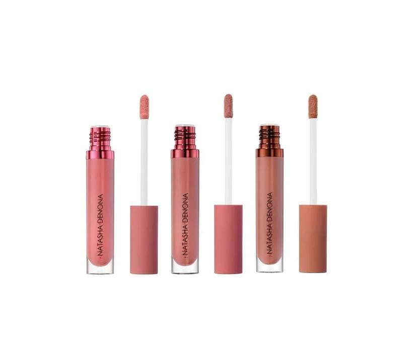 Natasha Denona I Need A Rose Lip Gloss Trio - Daphne Peony and Calla Bonus Premium Korean Hydrating