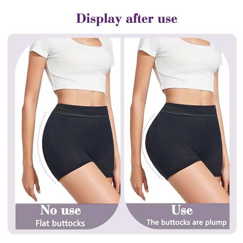 Silicone Butt Pads for Women - Seamless Self-Adhesive Hip Enhancer Pads, Body Shaping Underwear Inserts for Natural Lift, Suitable for leggings, Light Beige3