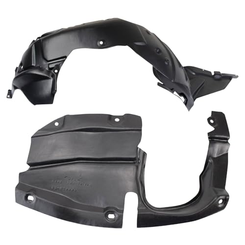 Image of TRQ Inner Fender Liner Set Compatible with 2009-2013 Mazda 6 MA1248152 MA1251112
