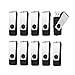 Produktbild USB Stick 16GB, 10 Stück RAOYI USB Stick 16GB 2.0, Speicherstick 16GB USB Flash Laufwerk mit Metalldeckel 360° drehbar für Laptop/PC/TV/Autoradio, Schwarz 10er Pack