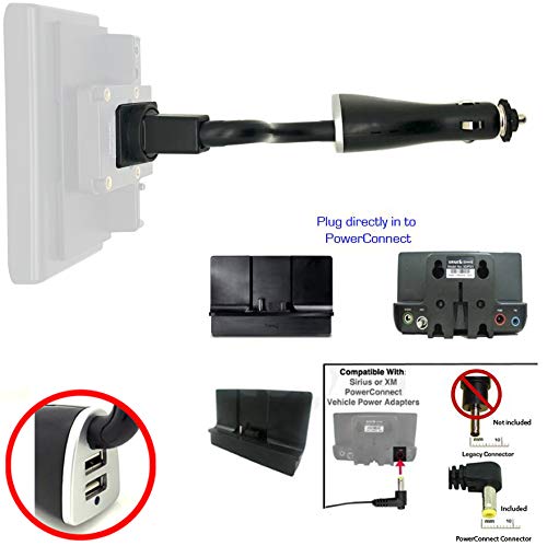 image for ChargerCity Sirius XM Satellite Radio Dual USB Lighter Socket Car Truc