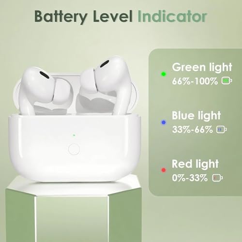 Image of Wireless Charging Case Replacement Compatible with AirPods Pro 1 /2 L-Port