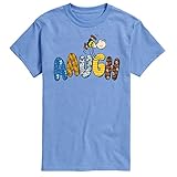 Hybrid Apparel - Peanuts - Aaugh Pattern Charlie Brown - Men's Short Sleeve Graphic T-Shirt - Size 2 X-Large