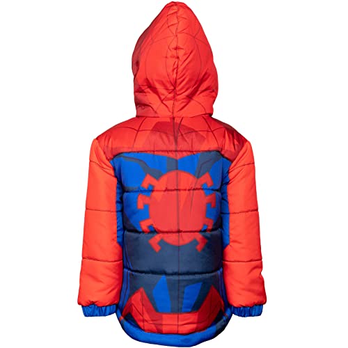 Marvel Zip Up Cosplay Puffer Jacket Toddler to Big Kid Sizes (2T - 14-16)4