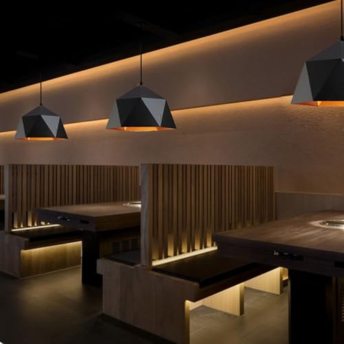 Lampe suspendue dorée géométrique E27 pour rénover votre éclairage